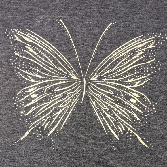 Navy Butterfly Shirt - Picture 3 of 4